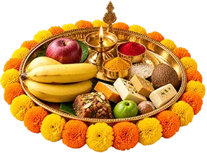 Puja thali