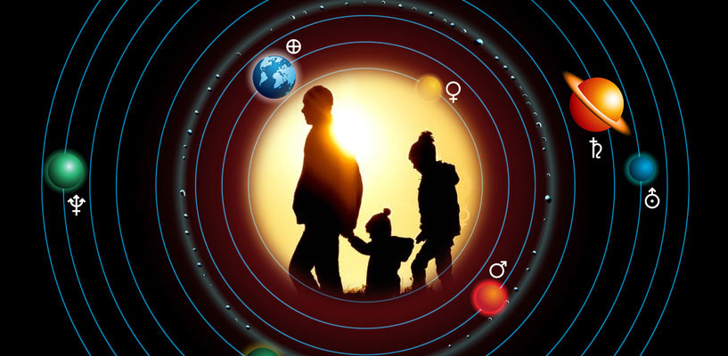 Which planet is responsible for the family?