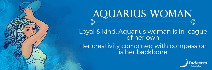 Aquarius woman is highly intuitive, can easily read others’ minds, however, can’t speak her mind with that ease.