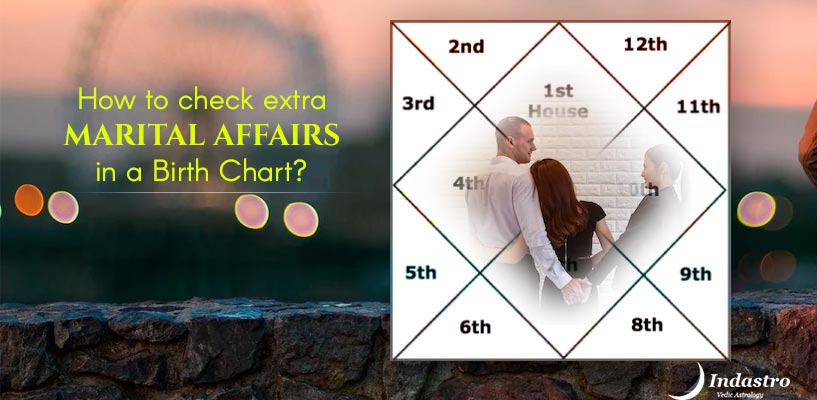 How to check extra marital affairs in a Birth Chart?