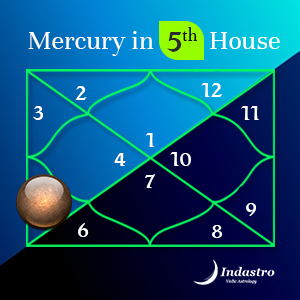 Mercury in Fifth House