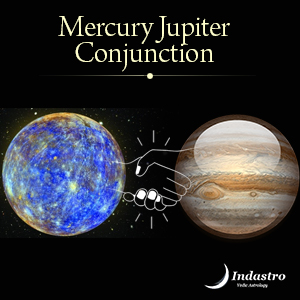 Mercury, Jupiter Conjunction - 2 Planets Conjunction