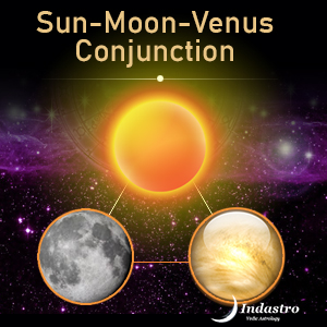 Sun-Moon-Venus Conjunction - 3 Planet Conjunction