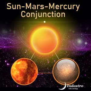 Sun-Mars-Mercury Conjunction - 3 Planet Conjunction
