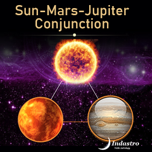 Sun-Mars-Jupiter Conjunction - 3 Planet Conjunction