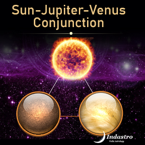 Sun-Jupiter-Venus Conjunction - 3 Planet Conjunction