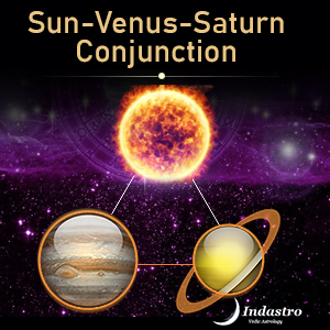 Sun-Venus-Saturn Conjunction - 3 Planet Conjunction