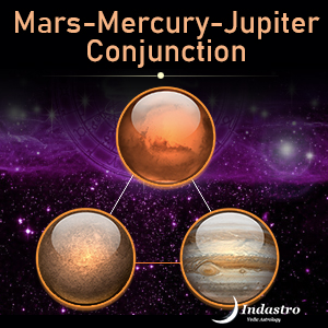 Mars-Mercury-Jupiter Conjunction - 3 Planet Conjunction
