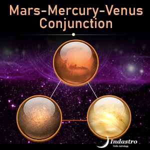 Mars-Mercury-Venus Conjunction - 3 Planet Conjunction