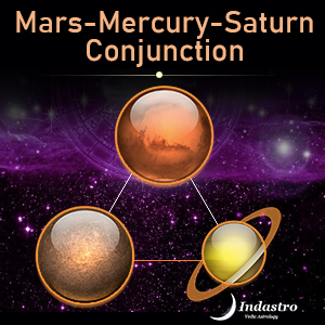 Mars-Mercury-Saturn Conjunction - 3 Planet Conjunction