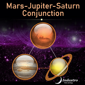 Mars-Jupiter-Saturn Conjunction - 3 Planet Conjunction
