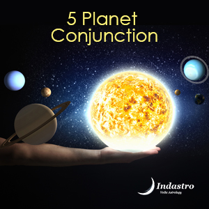 5 Planet Conjunction - Five Planets in a house