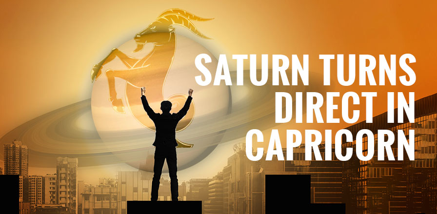 Saturn Turns Direct in Capricorn