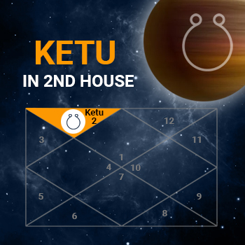 Ketu in Second House