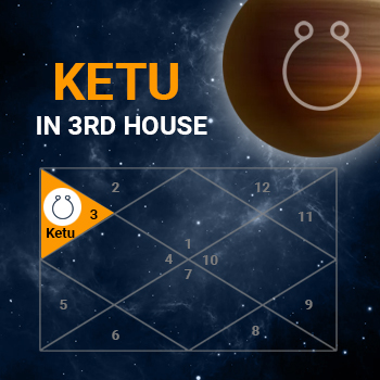 Ketu in Third House