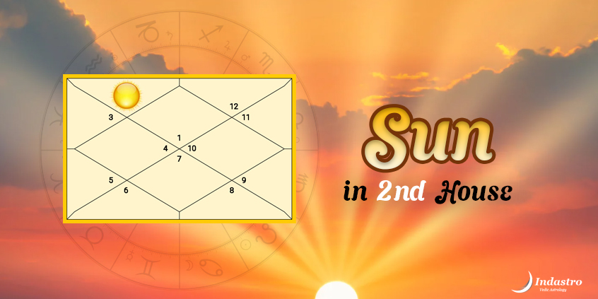 Sun in second house