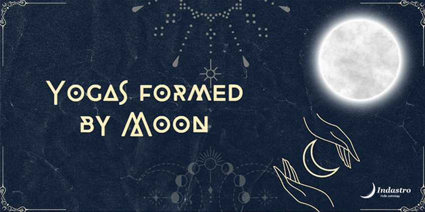 Yogas formed by Moon