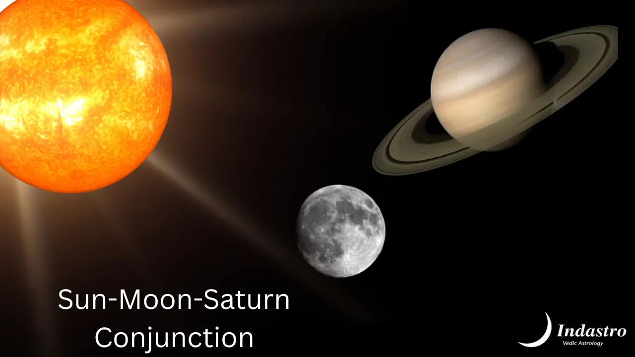 Sun-Moon-Saturn Conjunction - 3 Planet Conjunction