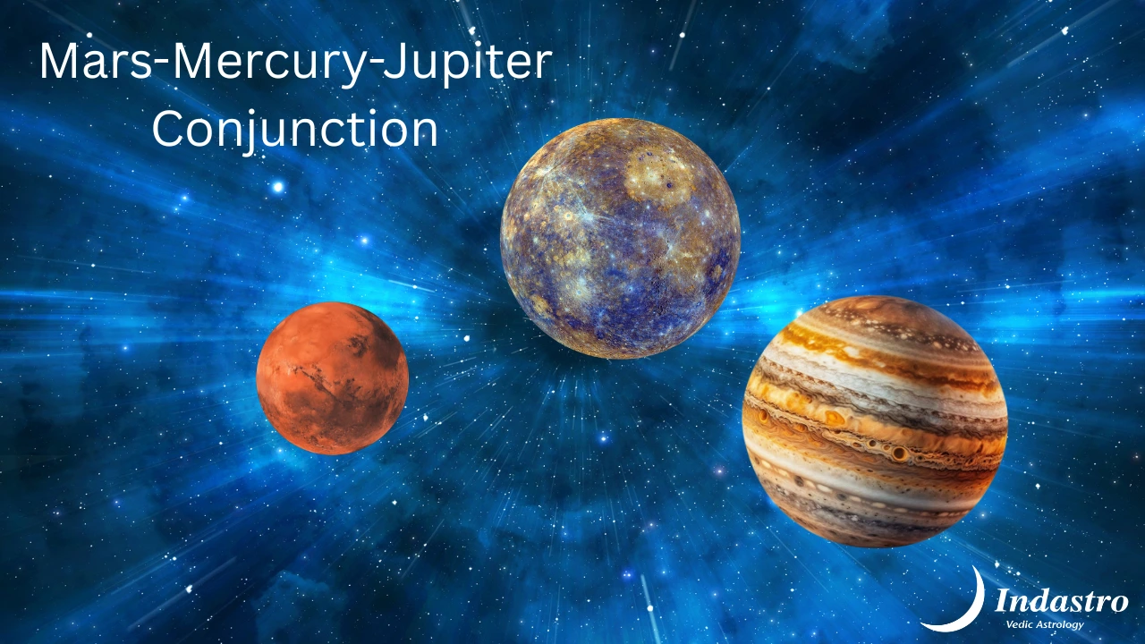 Mars-Mercury-Jupiter Conjunction - 3 Planet Conjunction