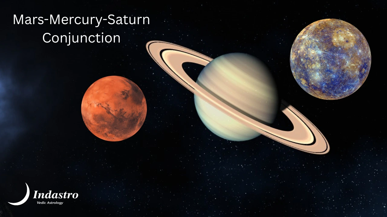 Mars-Mercury-Saturn Conjunction - 3 Planet Conjunction