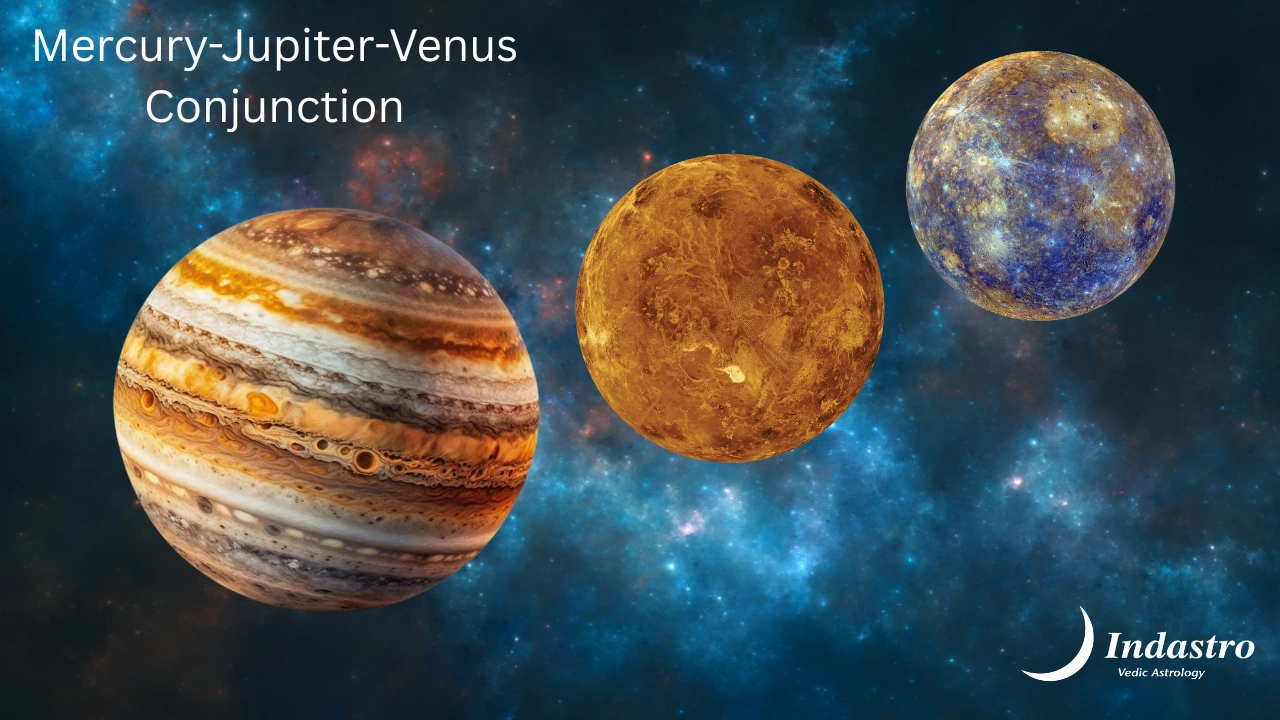 Mercury-Jupiter-Venus Conjunction - 3 Planet Conjunction