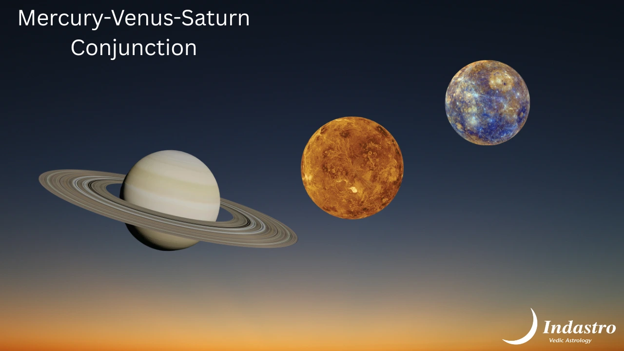 Mercury-Venus-Saturn Conjunction - 3 Planet Conjunction