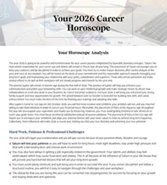 Your 2026 Career Horoscope