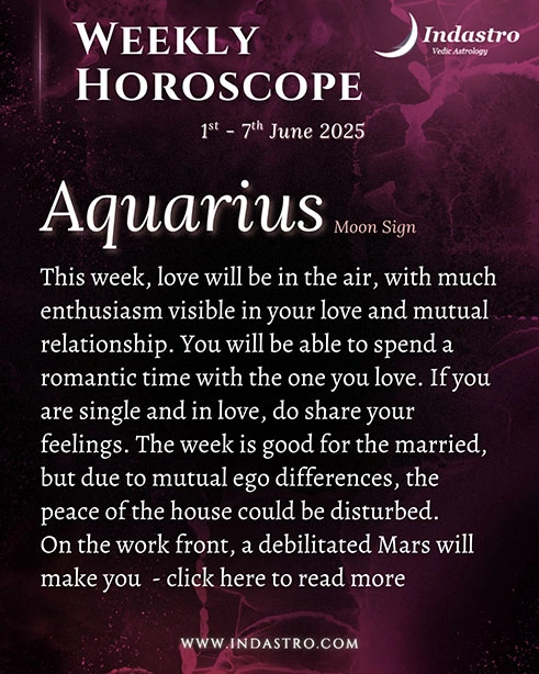 Weekly Aquarius Horoscope