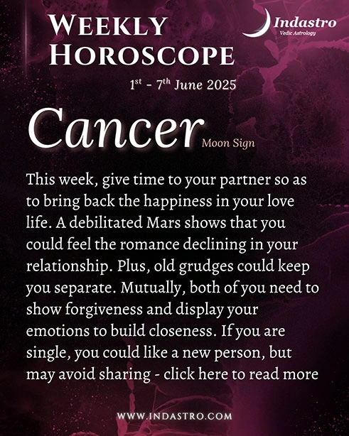 Weekly Cancer Horoscope
