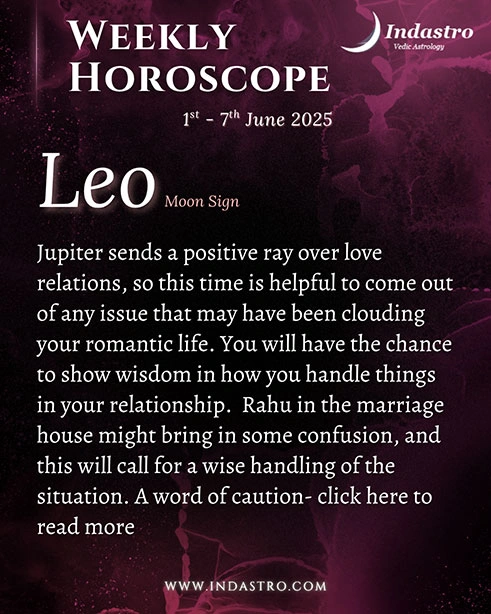 Weekly Leo Horoscope