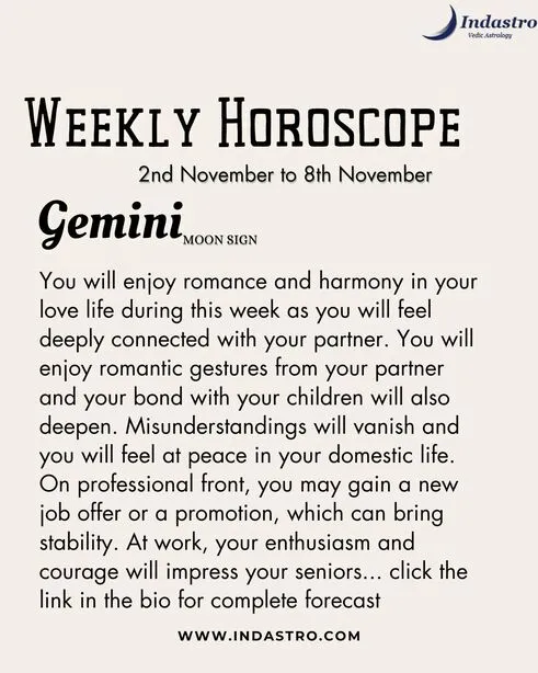 Weekly Gemini Horoscope