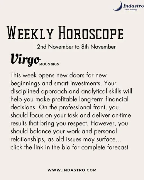 Weekly Virgo Horoscope