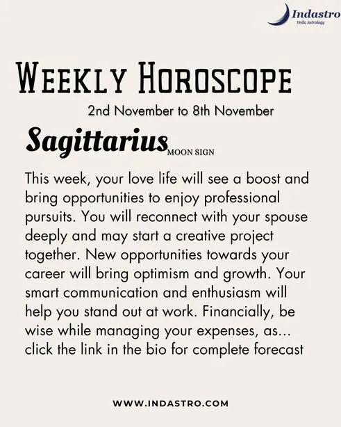 Weekly Sagittarius Horoscope
