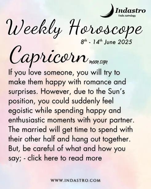 Weekly Capricorn Horoscope