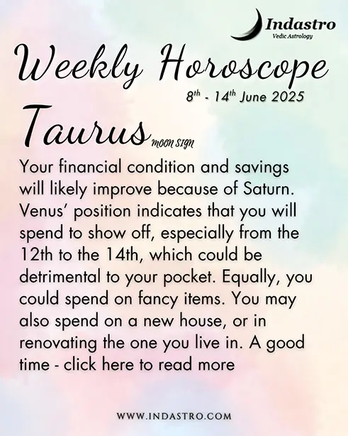 Weekly Taurus Horoscope