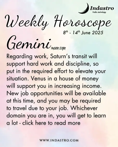 Weekly Gemini Horoscope