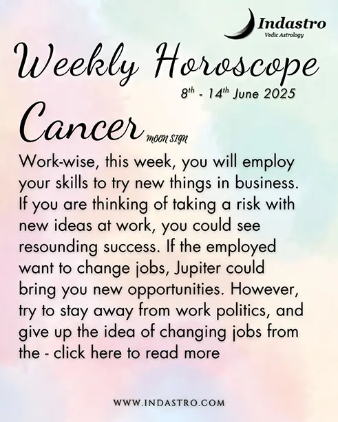 Weekly Cancer Horoscope