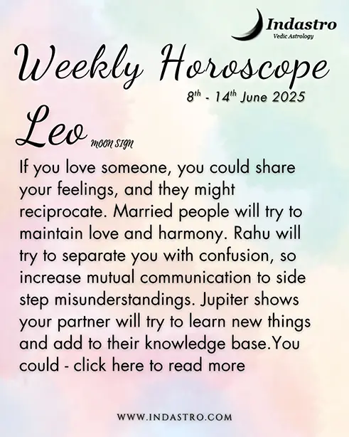 Weekly Leo Horoscope