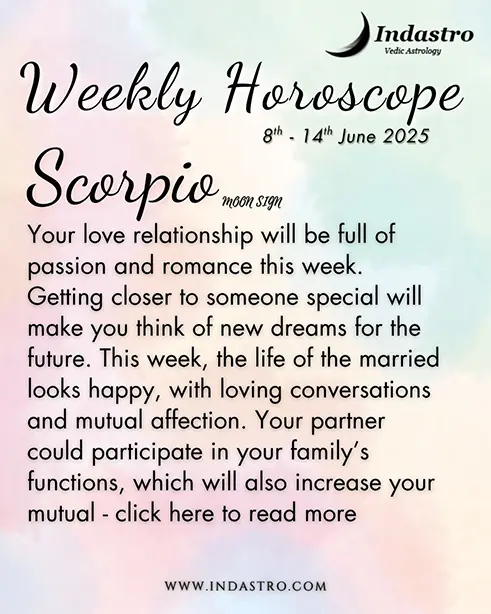 Weekly Scorpio Horoscope