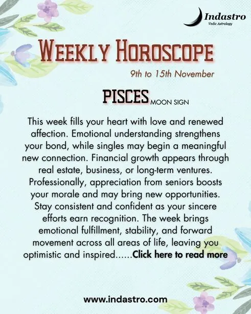 Weekly Pisces Horoscope