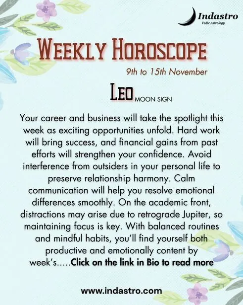 Weekly Leo Horoscope