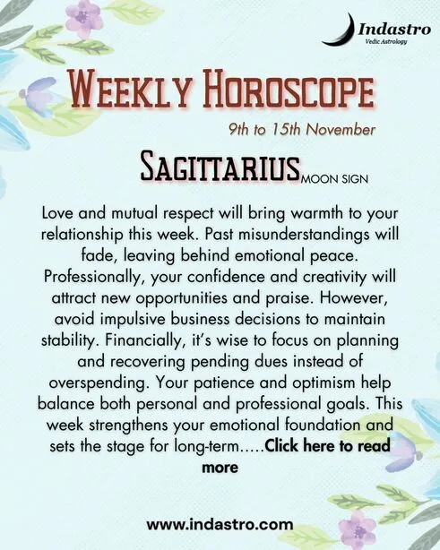 Weekly Sagittarius Horoscope