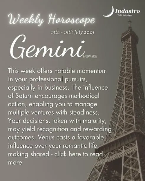 Weekly Gemini Horoscope