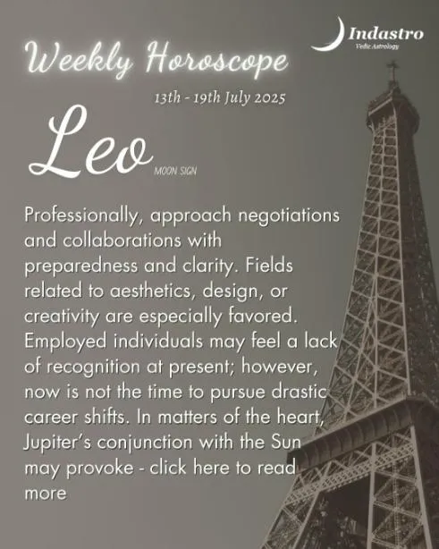 Weekly Leo Horoscope