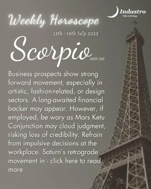 Weekly Scorpio Horoscope