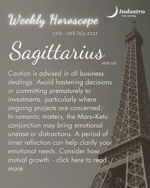 Weekly Sagittarius Horoscope