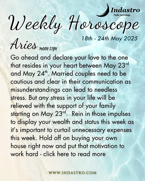 Weekly Aries Horoscope