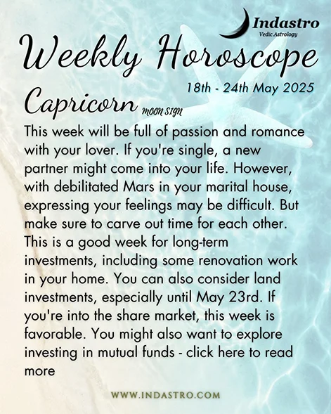 Weekly Capricorn Horoscope