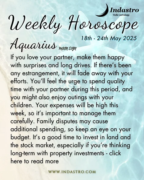 Weekly Aquarius Horoscope