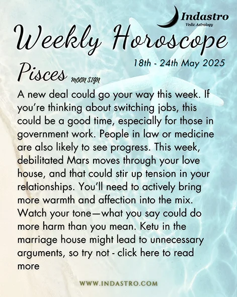 Weekly Pisces Horoscope